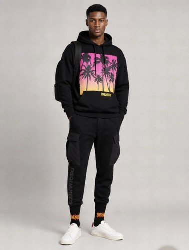 Dsquared2 sunrise hoodie - dsquared2,