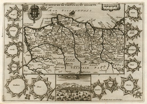 Portugal carte ancienne - portugal,