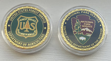 NATIONAL PARK US FOREST SERVICE Challenge Coin?-DEPARTMENT OF AGRICULTURE