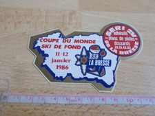Sticker WORLD CUP CROSS-COUNTRY SKIING - LA BRESSE - 1986