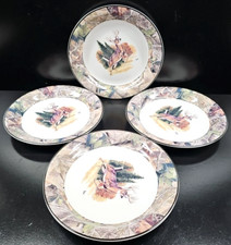 4 Bass Pro Shop Realtree Deer Salad Plates Set Hunting Outdoors Table Dishes Lot