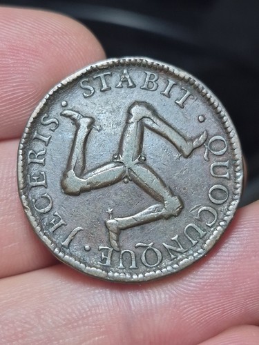 263 île man penny 1758 - -,