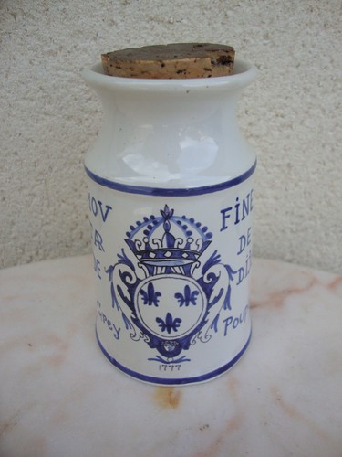 Ancien pot moutarde grey - pot,