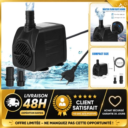 Pompe aquarium submersible 600
