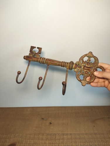 Antique key shaped - shaped, wall
