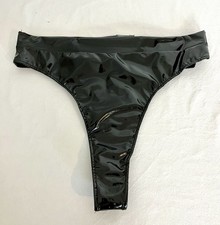 culotte T44 vinyl noir avec