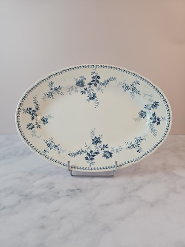 Plat ovale décor - plat, yvette