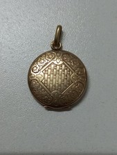 pendentif porte photo bijou en argent vermeillé