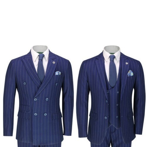 Hommes pièce marine double - 3,