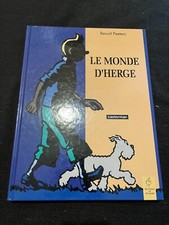 LIVRE TINTIN LE MONDE D'HERGE EDITION MOULINSART 1991 BENOIT PEETERS 213 PAGES