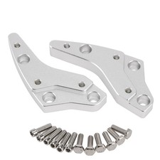 Pontets de guidon argent pour BMW K 1600 GT GTL K1600GT K1600GTL 2011-2025'