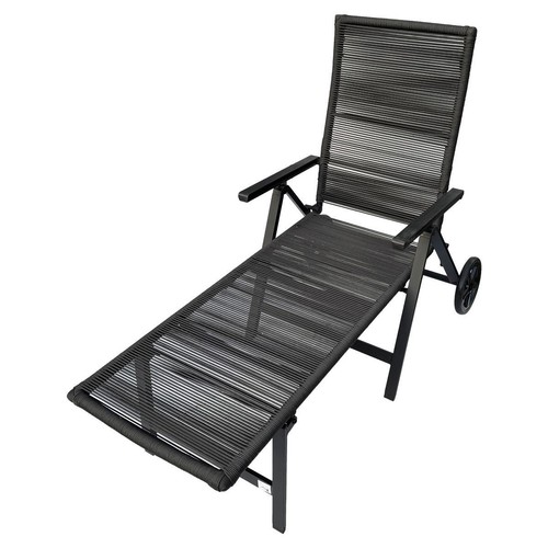 Chaise longue jardin rope - longue, de