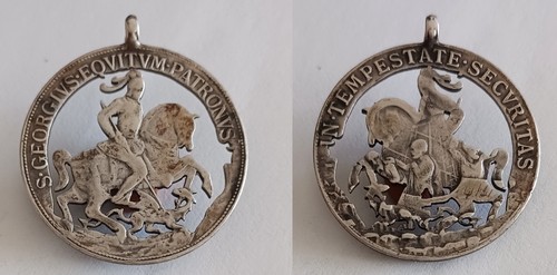 Médaille saint georges en - médaille,