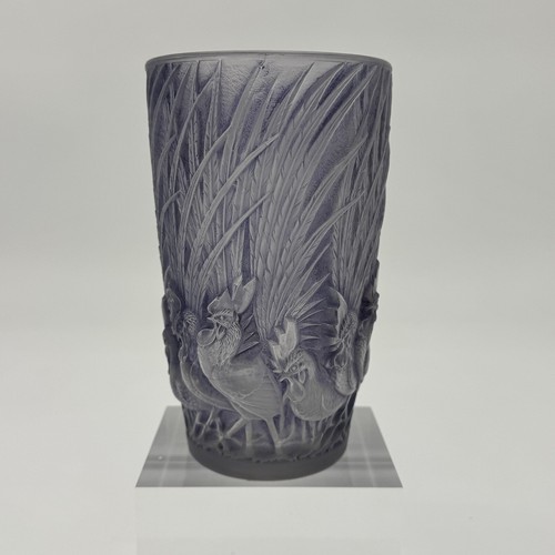 Vase verre coqs et - vase,