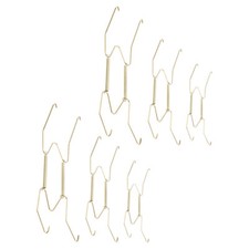  6 Pcs Support Assiette Mural Accroche Murale Pour Porte-plaques De