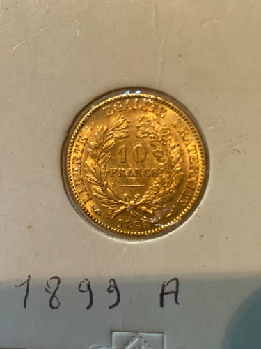 Francs ceres 1899 - 10, or