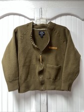 Willis & Geiger Wool C-2 Style Sweater Jacket XL Vintage 