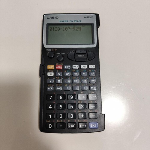 Casio scientific calculator - casio,