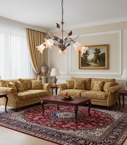 Lampadaire classique fer - en,