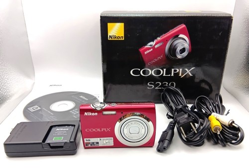 Nikon coolpix s230 rose - nikon, red