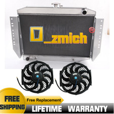 Alu Radiator+Fans pour 1972-1979 Jeep Cherokee Wagoneer J-Series J10 J20 J-100