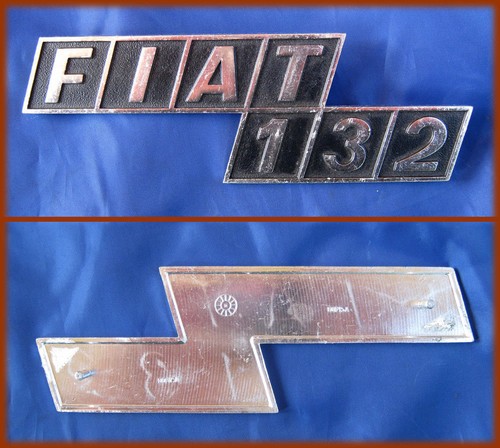 Fiat 132 old logo - old,