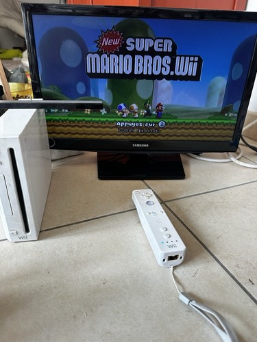 Console nintendo wii blanche - console,
