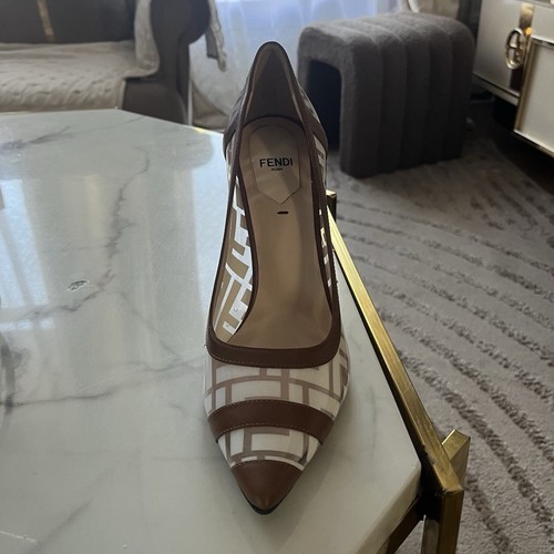 Fendi escarpins cuir - fendi, colibri