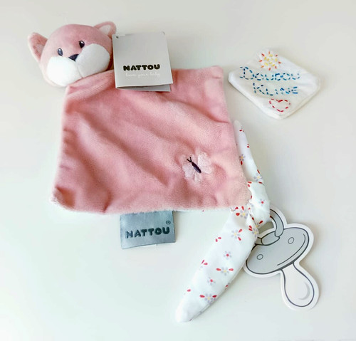 Doudou plat alice - doudou, renard