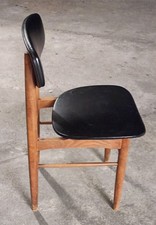 CHAISE SCANDINAVE TECK HETRE