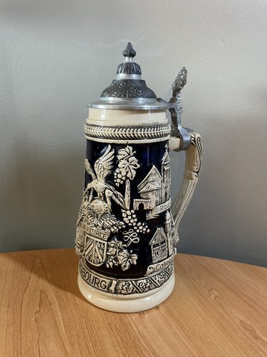 Chope bière vintage alsace - chope,
