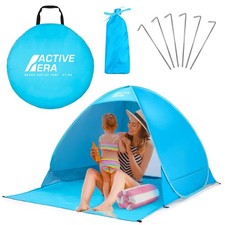 Tente de Plage Pop Up Déployable Protection Solaire UV UPF 50+ Abri de Plage ...