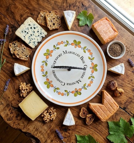Assiette fromages vintage - fromages,