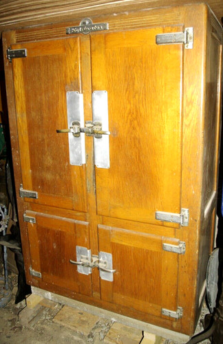 Réfrigérateur vintage 1950 - réfrigérateur,