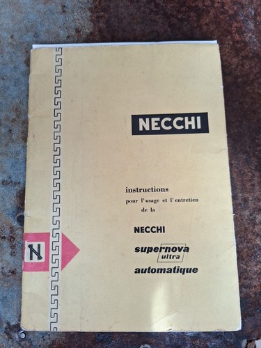 Instruction necchi - instruction,