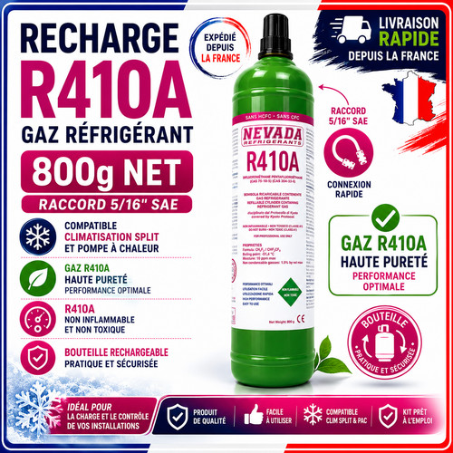 Recharge bouteille gaz r410a - bouteille,