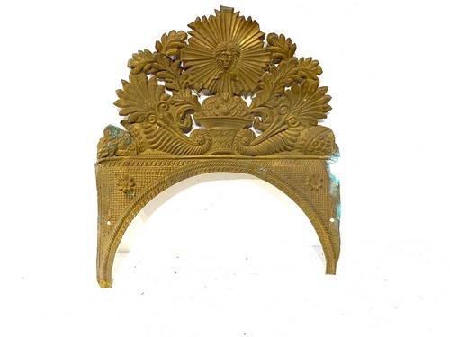 Ancien fronton décoratif - décoratif, en