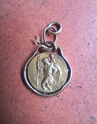Médaille christophe en - médaille,
