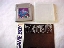Tetris (Nintendo Game Boy, 1989) Tested Working /Game / Book / Case
