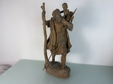 Figurine bois sculpté 65 cm. Excellent état