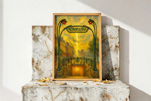 Affiche ancienne art deco