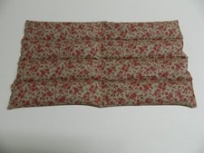 BOUILLOTTE MICRO ONDE COUSSIN LOMBAIRE GRAINE DE LIN BIO rouge