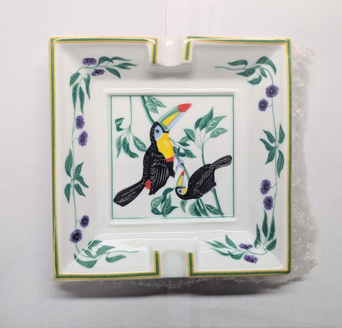 Cendrier porcelaine hermes - porcelaine,