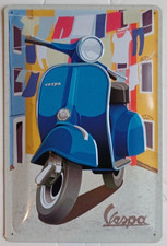 Plaque métal vintage VESPA