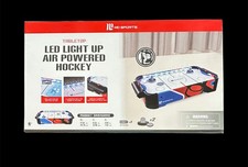 MD Sports 1-Step Set Up Tabletop LED Light Up Air Hockey Game 16" TP100Y23012