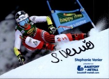 Stephanie Venier Autographe AK Carte Autographe OLYMPIA Ski Alpin