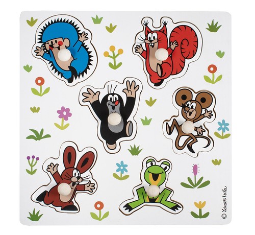 Puzzle insert bois taupe - en,