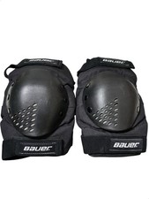 Bauer Knee Pads Set Genouillere Guard Inline  Skating Black Size Small