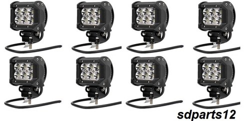 12v 24v 18w led - 8x,