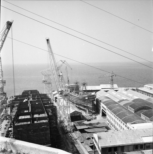 Ancône 1950 chantier - ancÔne, c.